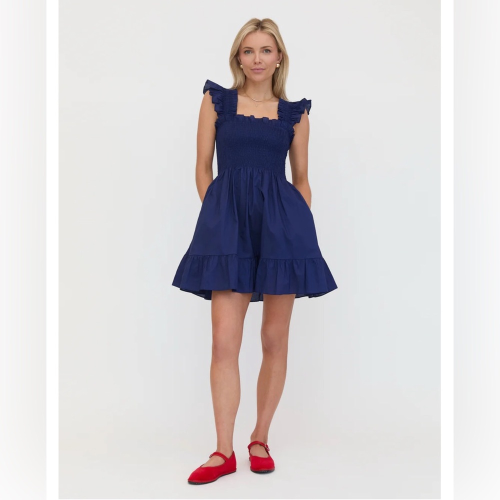 Hill House The Elizabeth Nap Dress
in Navy Cotton